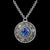 WINTER DRIFT PENDANT NARROW in SILVER OR CONTINUUM with 8mm Gemstone - Starting at $179