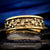 Starry Night Band Ring  - 14KT & 10KT Gold