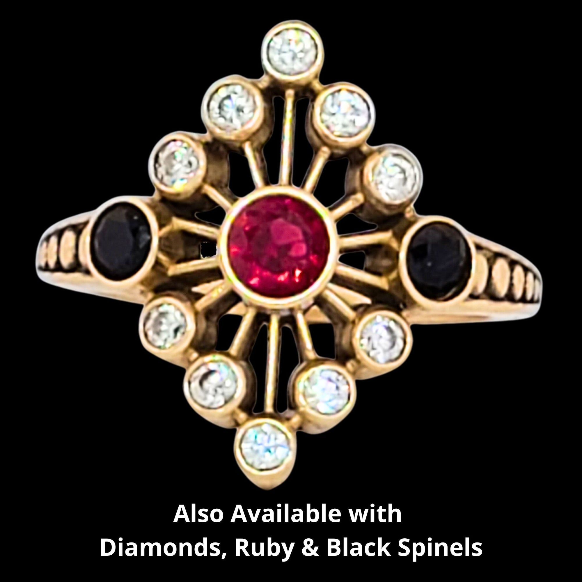 ATOMIC DIAMOND SOLITAIRE WEDDING, ENGAGEMENT OR STATEMENT RING - Starting at $1199