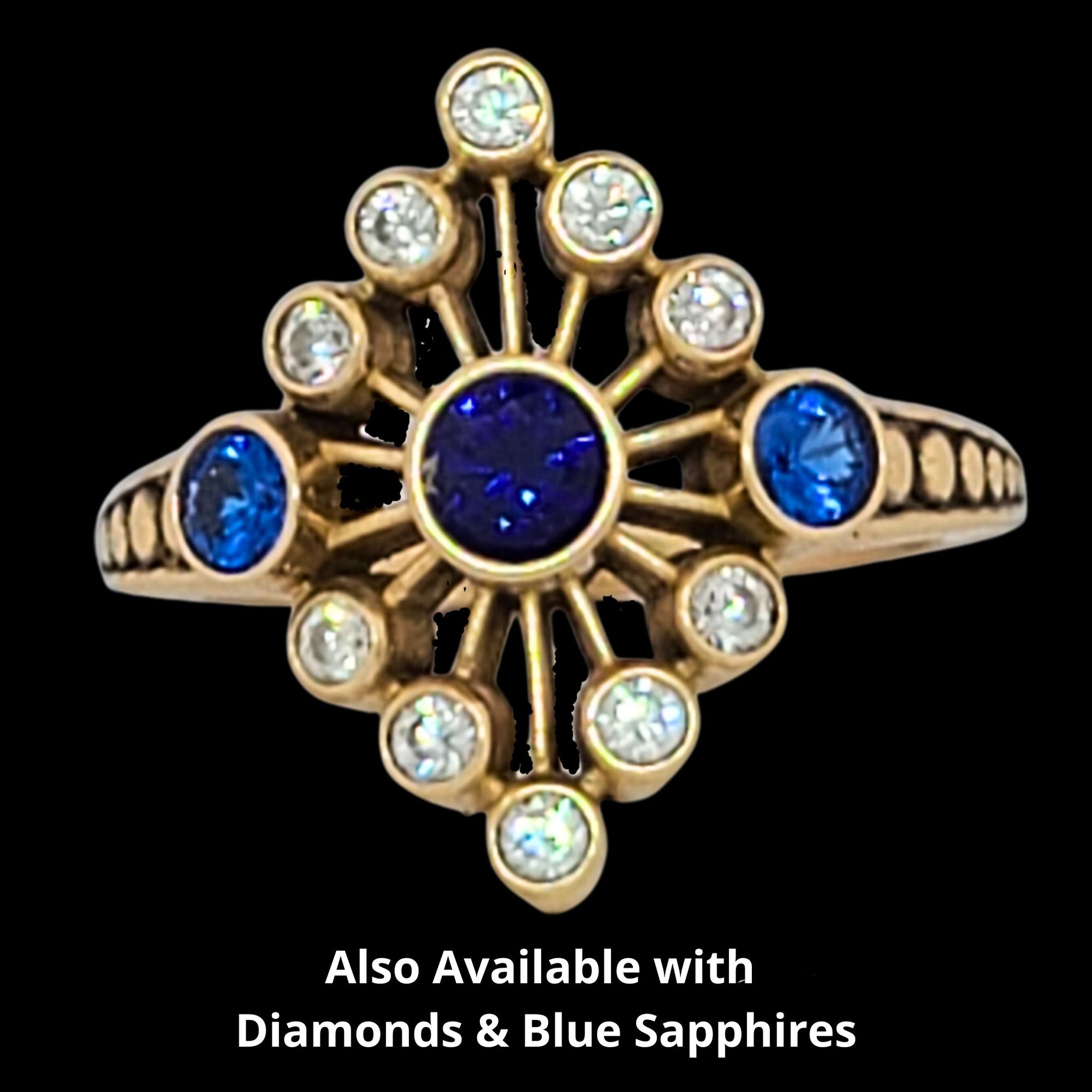 ATOMIC DIAMOND SOLITAIRE WEDDING, ENGAGEMENT OR STATEMENT RING - Starting at $1199