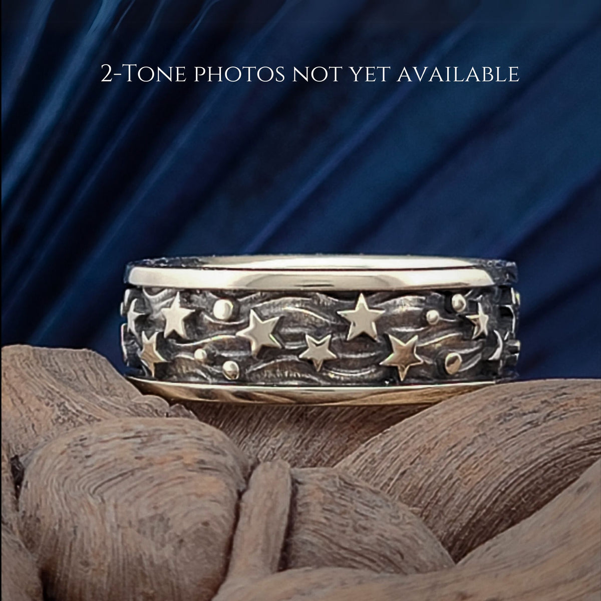 Starry Night Band Ring  - 14KT &amp; 10KT Gold