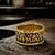 BARISTA COFFEE BEANS Band 1 or 2-Tone 10KT or 14KT - Fun Engagement Wedding Band or Statement Ring for Java Caffeine Lover