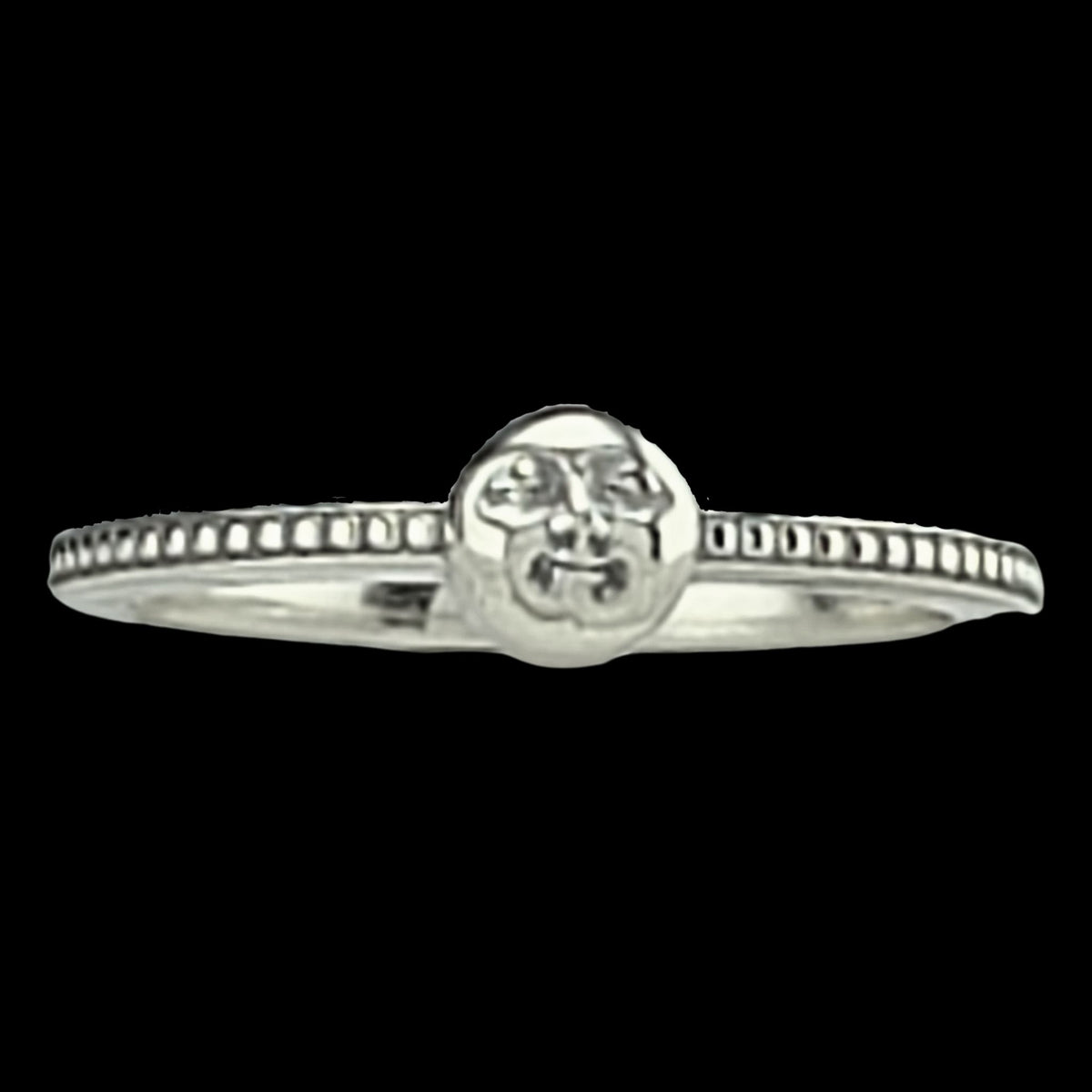 Moonchild Dainty Stacker Ring - Silver &amp; Continuum