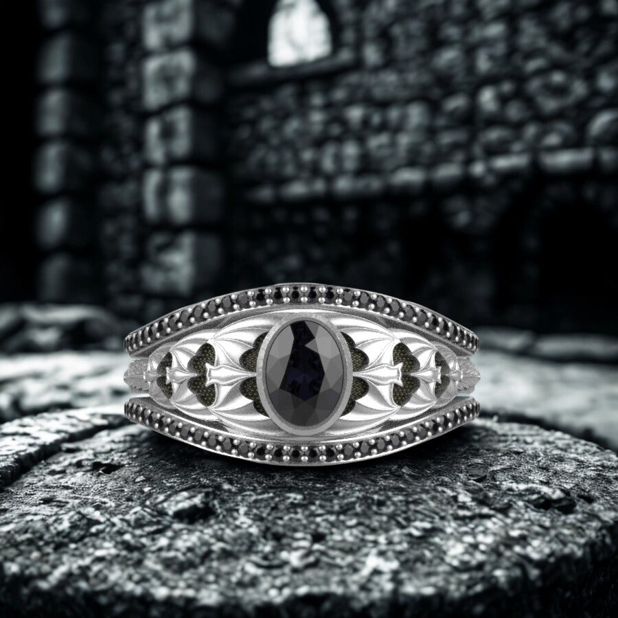 SPECIAL ORDER FOR LYNN C. - OUTER BANDS FOR GOTHIC NIGHTFALL CASCADING BAT SOLITAIRE