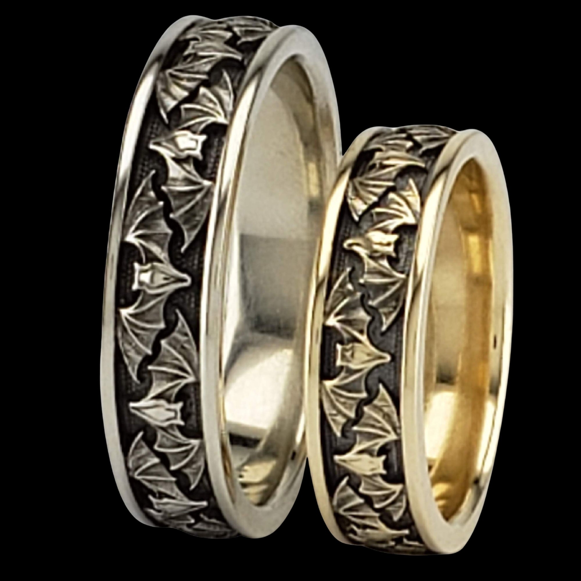 BAT NARROW Band Ring