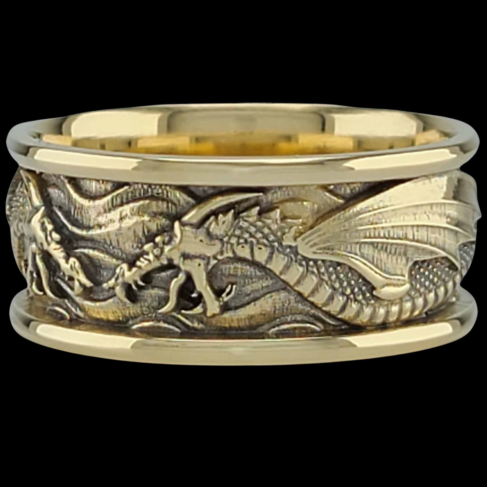 Titanium Steel Dragon Ring With Silver Golden Dragon Stainless Steel Ring  Rings Size 4 Vintage Rings Set Thumb Rings for Women Mens Rings Sets Womens  Snake Ring Moon Ring Set Cool Ring