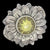 SUNFLOWER SOLITAIRE Ring in GOLD with CHOICE of 5mm GEMSTONE - Starting at $1089