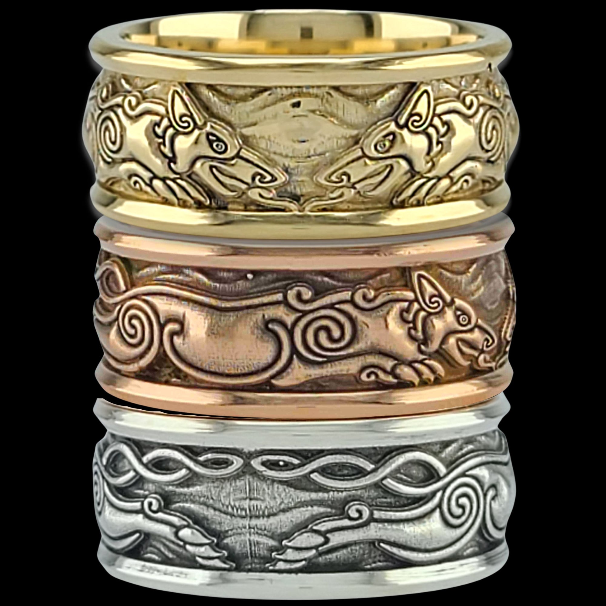 FENRIR THE WOLF Band Ring - Starting at $184