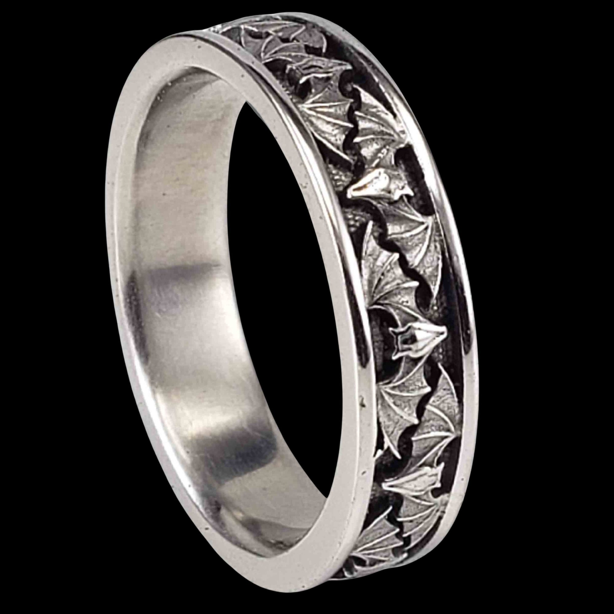 BAT NARROW Band Ring