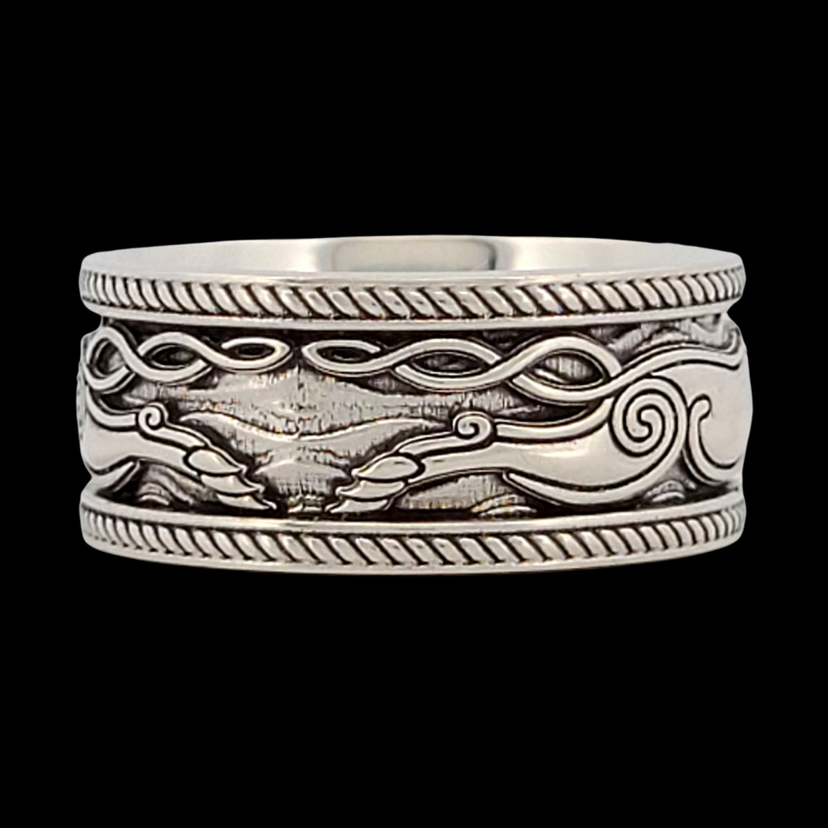FENRIR THE WOLF ROPE Band Ring - Starting at $184