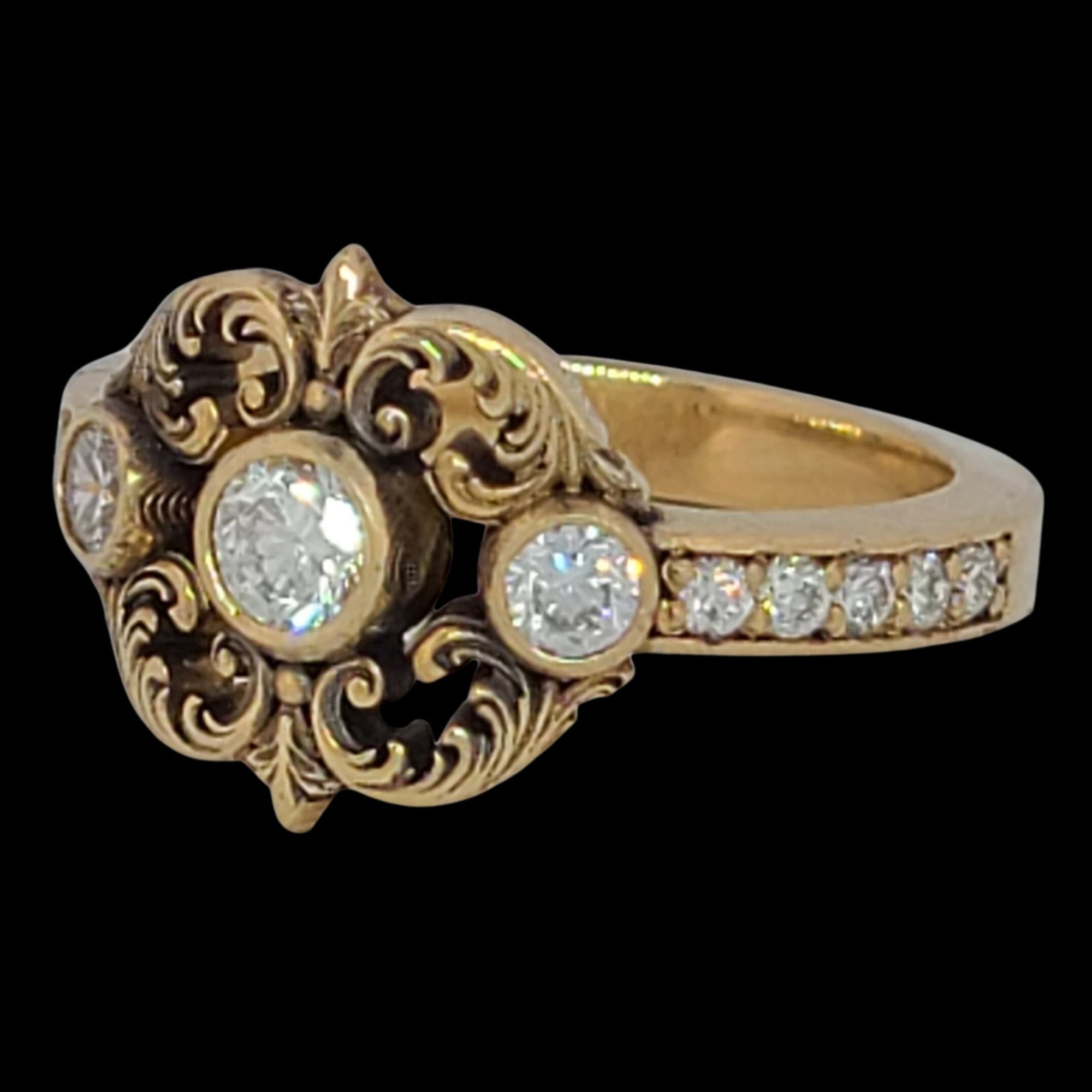 ARIA Diamond Solitaire Wedding, Engagement, Statement Ring - Starting at $1,599.00