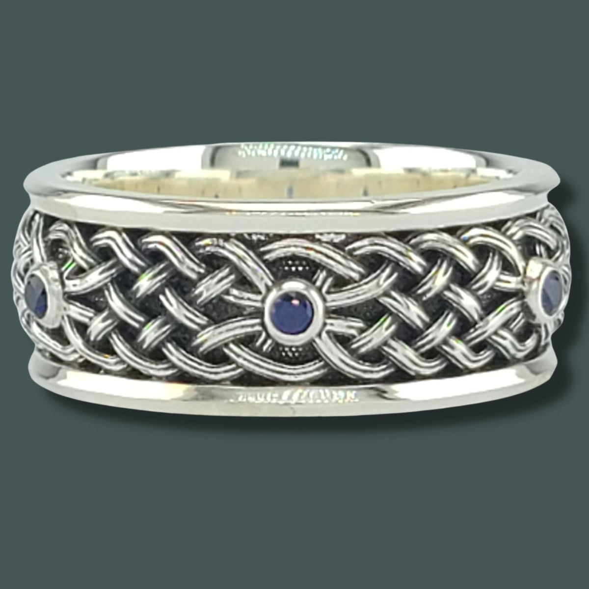 ERROL SOLITAIRE Band Ring in GOLD with CHOICE OF Six 3mm GEMSTONES - Starting at $1049