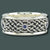ERROL SOLITAIRE Band Ring in SILVER or CONTINUUM with CHOICE OF Six 3mm GEMSTONES - Starting at $199