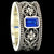 VALENCIA SOLITAIRE Band Ring in GOLD with CHOICE OF 5mm GEMSTONE - Starting at $1049