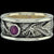 DRACO THE DRAGON SOLITAIRE Band Ring in SILVER, CONTINUUM SILVER or SILVER & GOLD with CHOICE OF 5mm GEMSTONE - Starting at $249