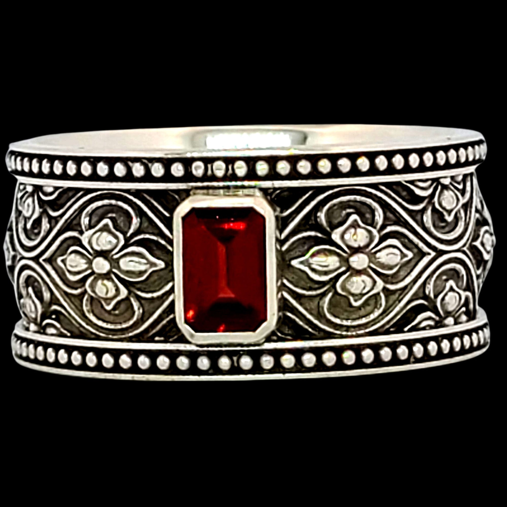 VALENCIA SOLITAIRE Band Ring in GOLD with CHOICE OF 5mm GEMSTONE - Starting at $1049