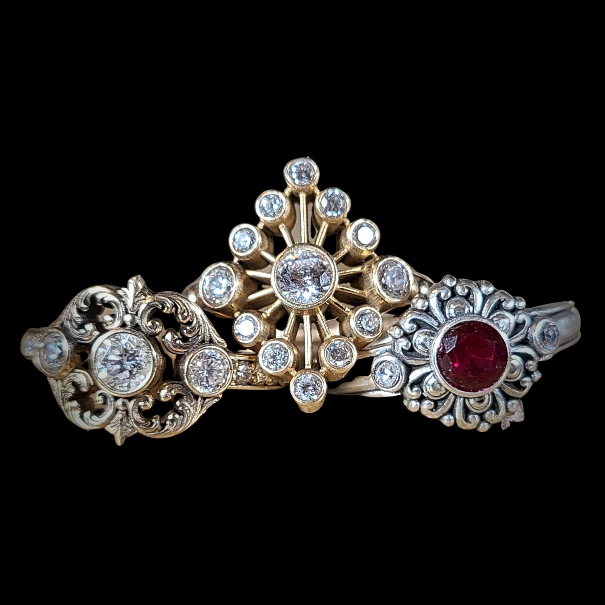 ARIA Diamond Solitaire Wedding, Engagement, Statement Ring - Starting at $1,599.00