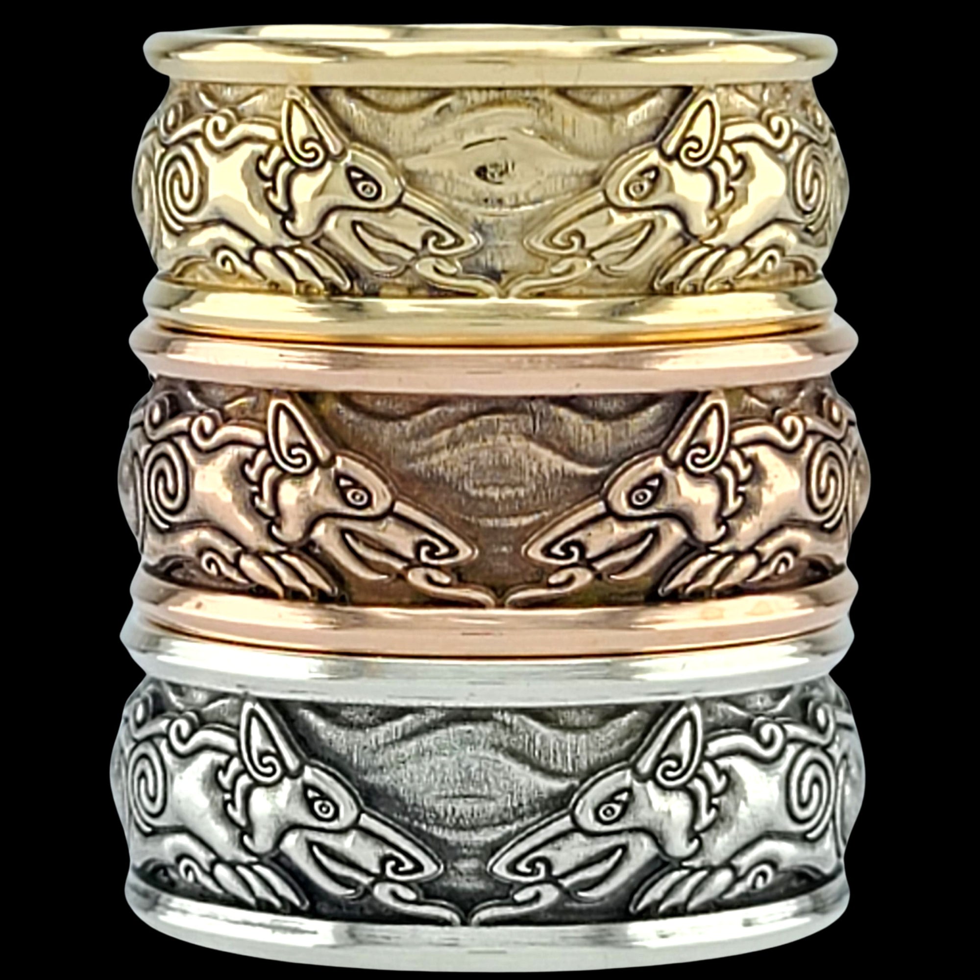 FENRIR THE WOLF Band Ring - Starting at $184