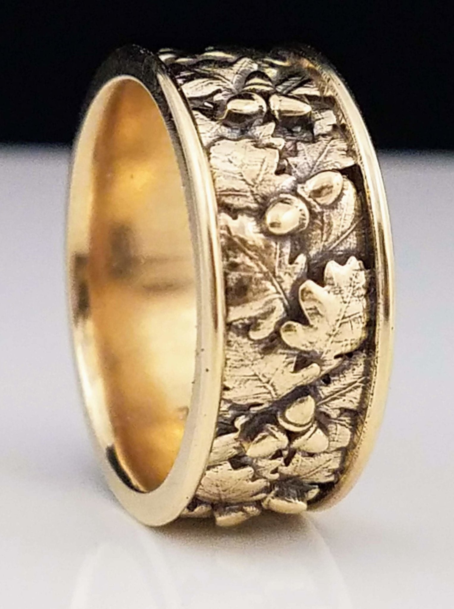 AUTUMN OAKS AND ACORNS NARROW - Starting at $139 - Celtic Jewelscapes