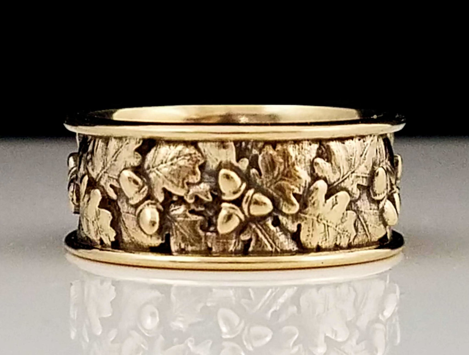 AUTUMN OAKS AND ACORNS NARROW - Starting at $139 - Celtic Jewelscapes