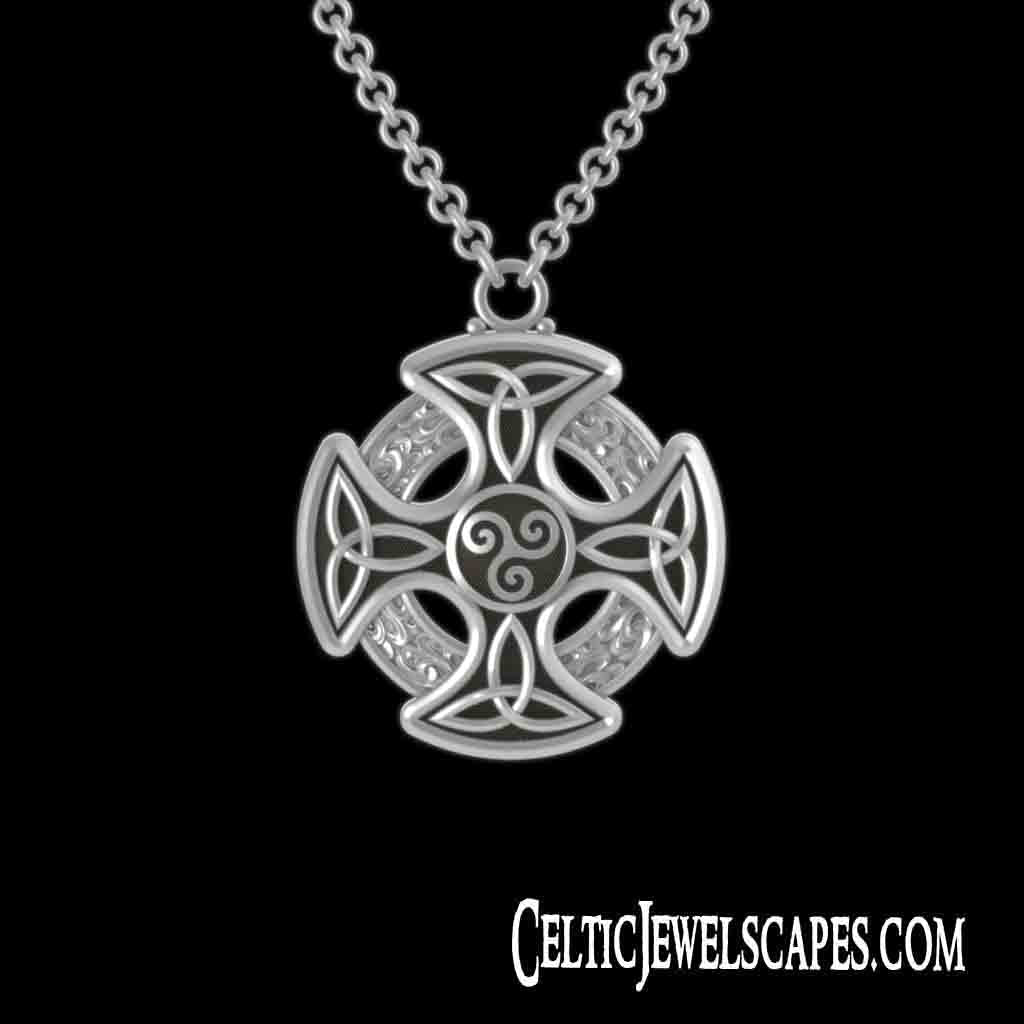 Buy Mens Celtic Cross Pendant - The Irish Store