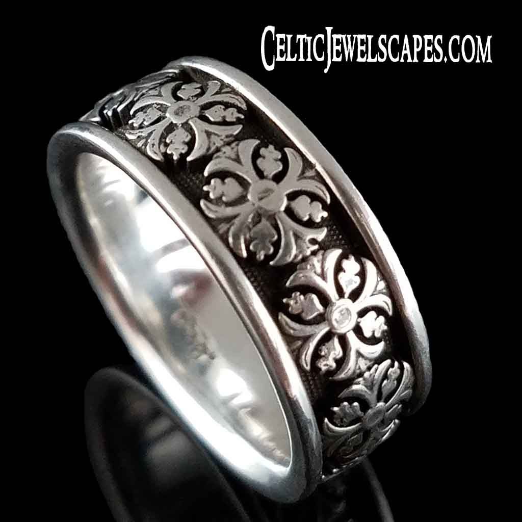 ELLEN'S CARVED CROSS - Starting at $199 - Celtic Jewelscapes