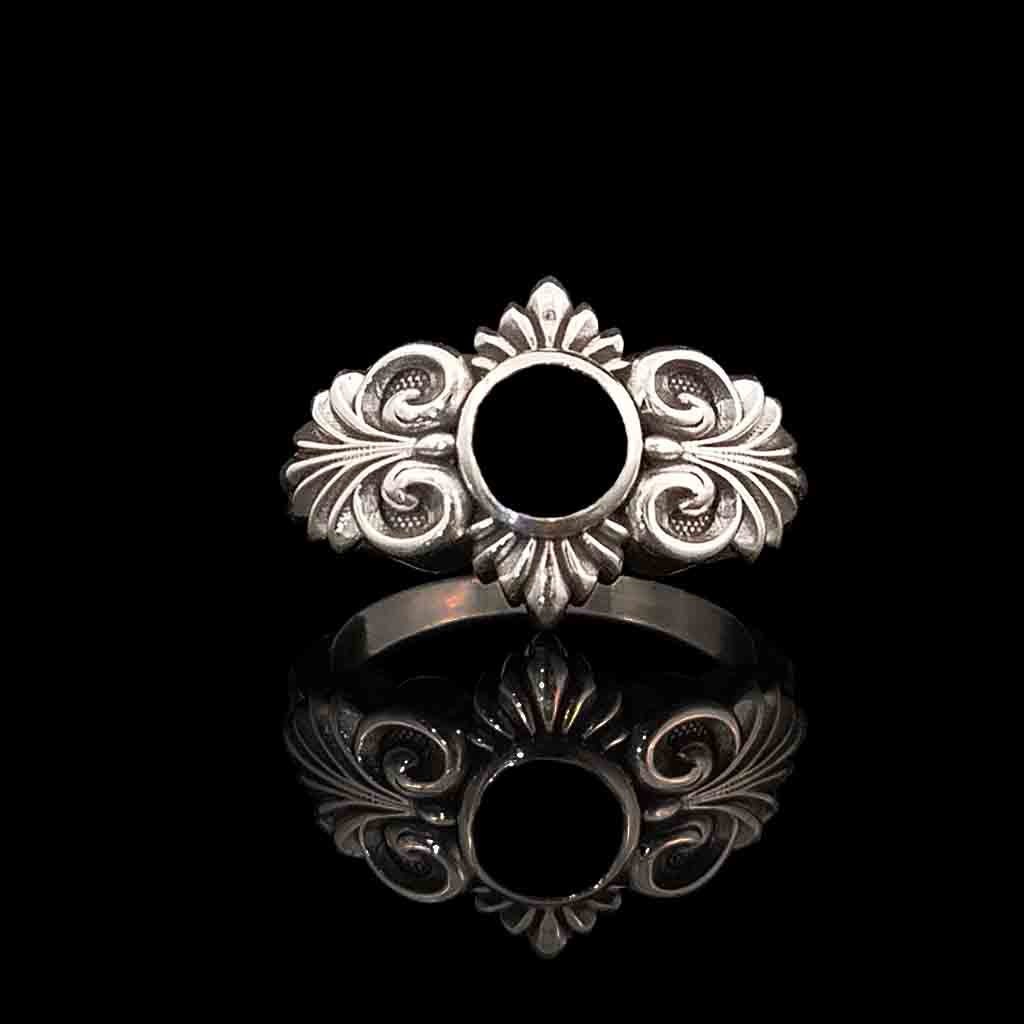 EQUINOX Solitaire in 14KT White Gold from $1099 ** - Celtic Jewelscapes