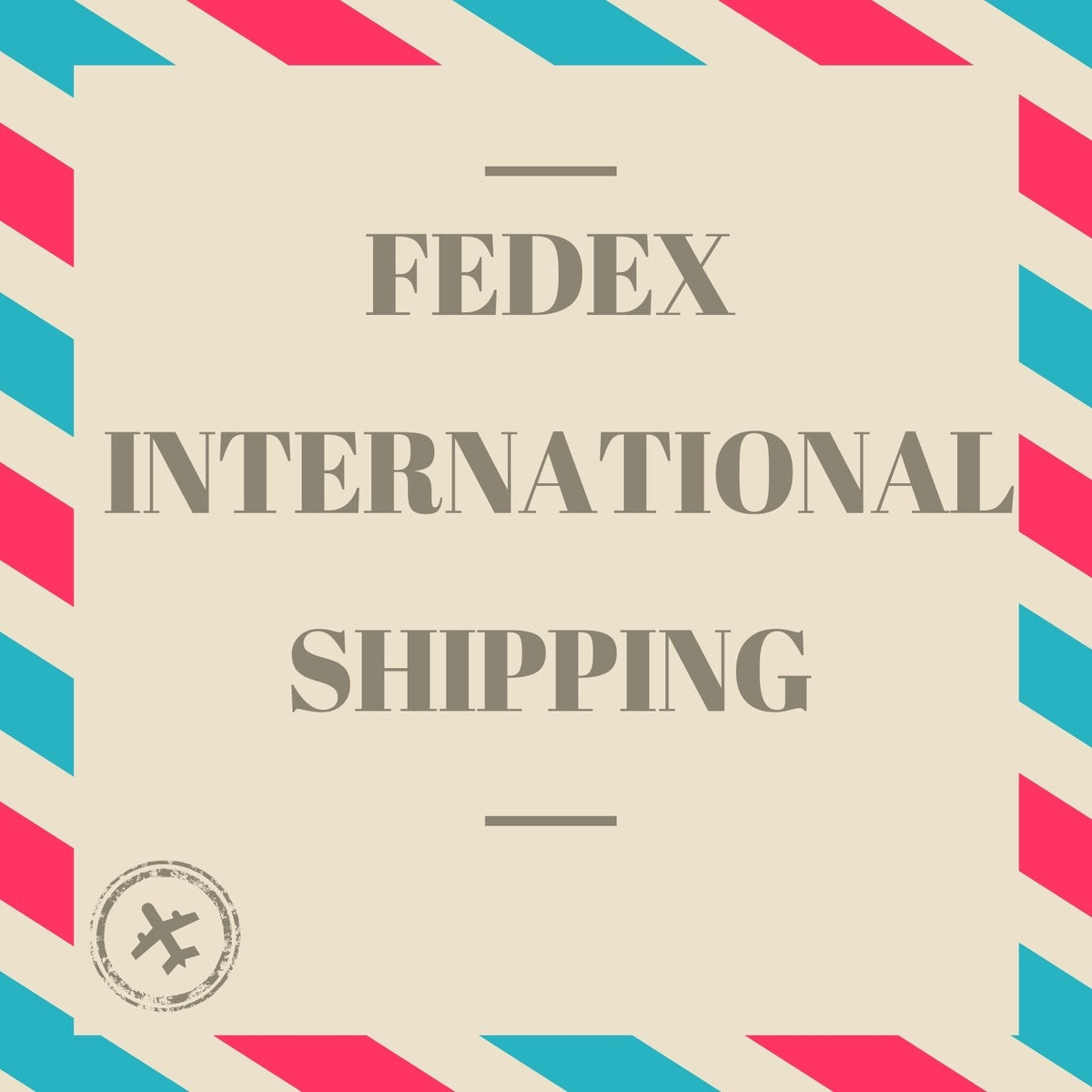 FedEx International Shipping (post purchase) - Delivery usually about 2-5 business days - Celtic Jewelscapes