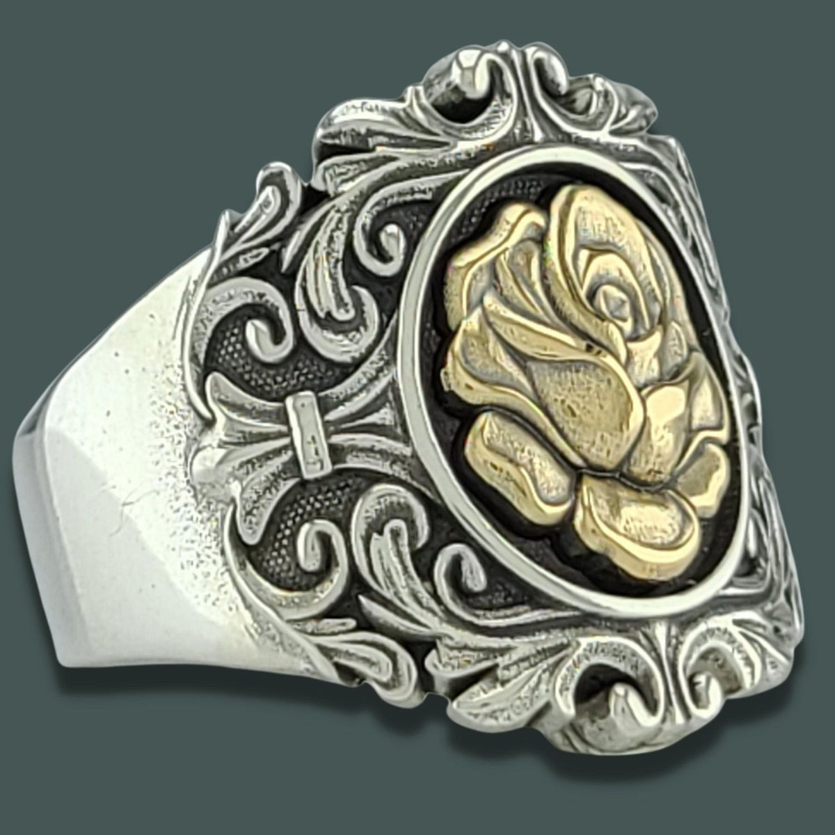 GALLANTRY ROSE 14KT 2-TONE GOLD - Starting at $3,099 - Celtic Jewelscapes