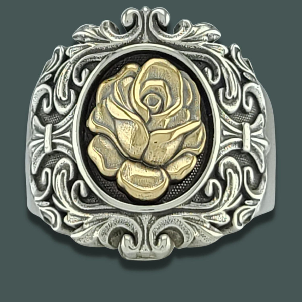 GALLANTRY ROSE 14KT 2-TONE GOLD - Starting at $3,099 - Celtic Jewelscapes