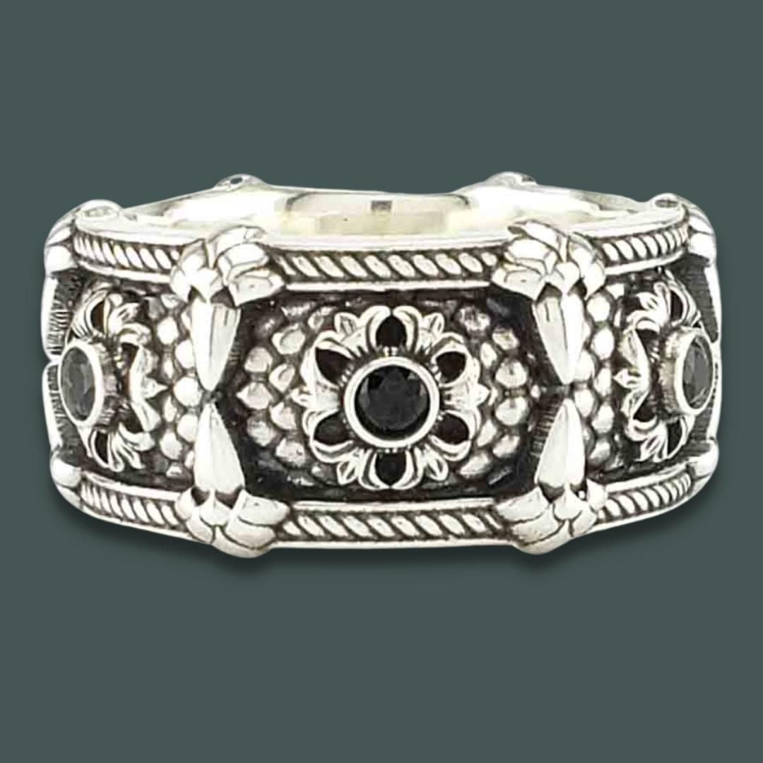 RELIC OF THE DRAGON LORD with Your Choice of Six 3mm Gemstones - 40% OFF 10KT Gold Starting at $689 - Celtic Jewelscapes