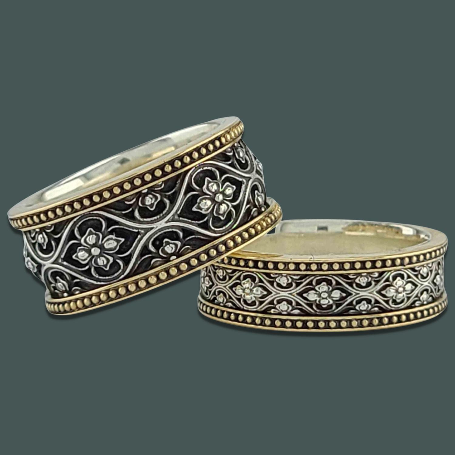 VALENCIA NARROW Band Ring - Starting at $139 - Celtic Jewelscapes