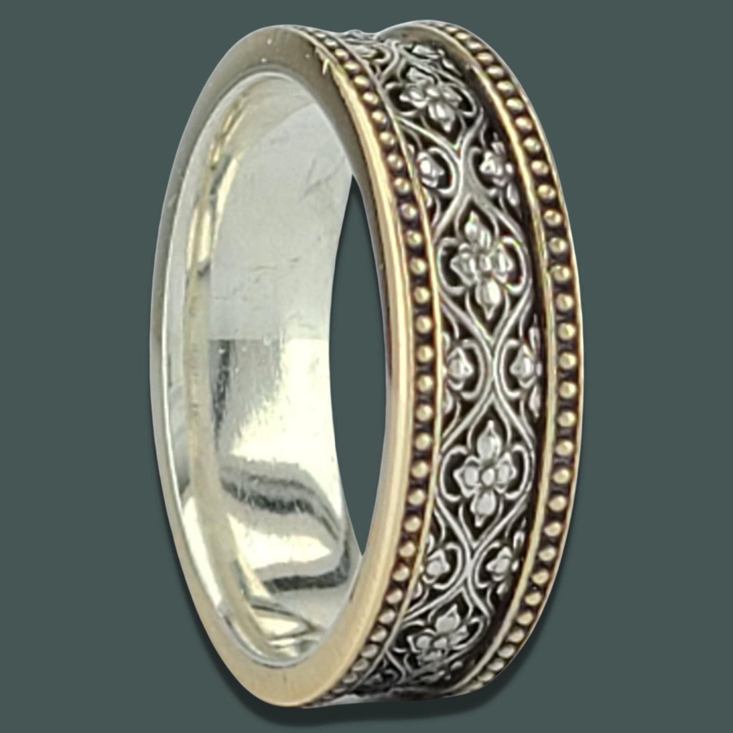 VALENCIA NARROW Band Ring - Starting at $139 - Celtic Jewelscapes